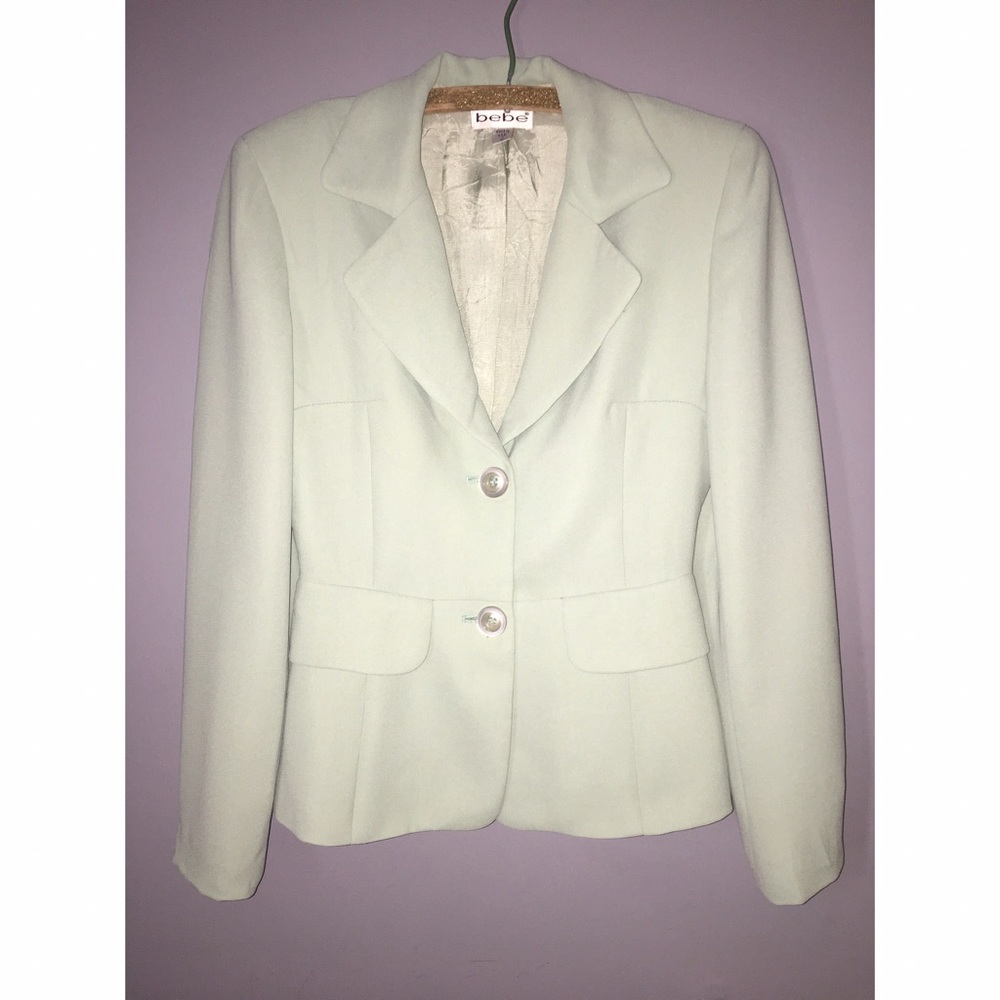 bebe Light Mint Blazer